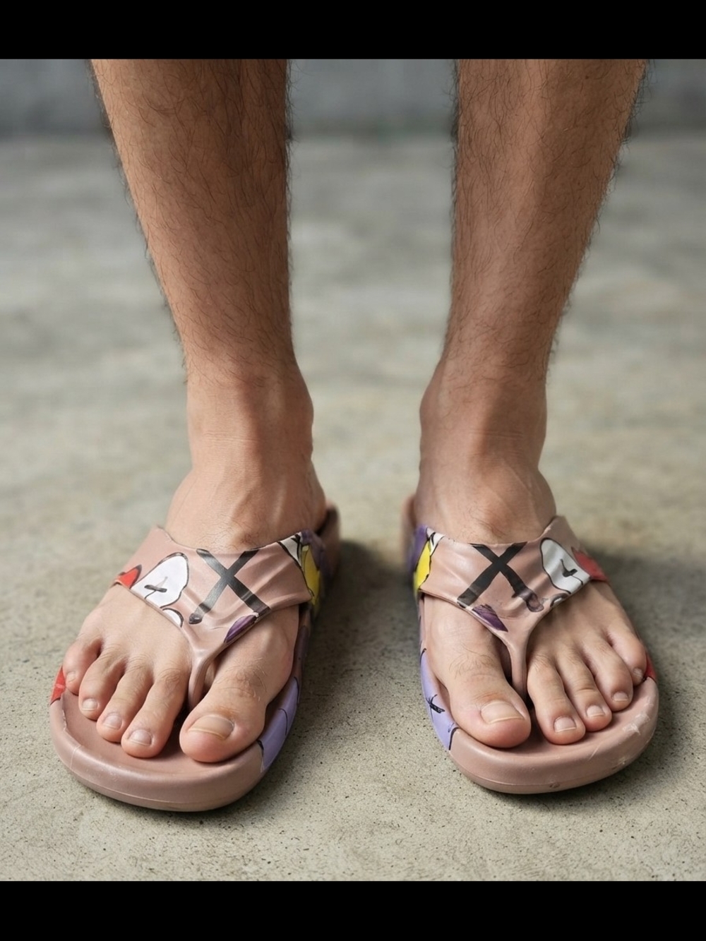 MENS 10 SLIP ON SANDALS WITH URBAN CARNIVAL VIBE